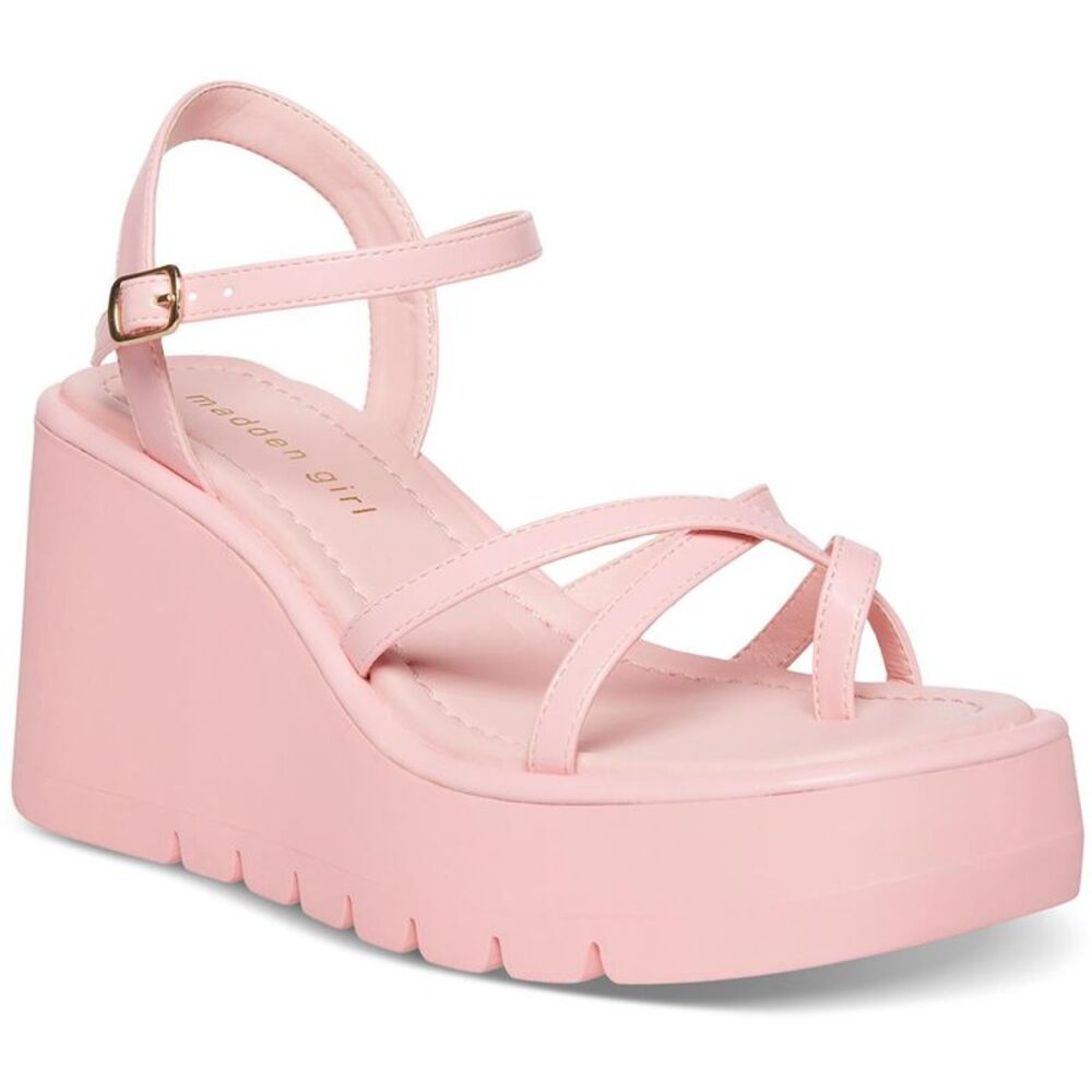Madden Girl Pink Platform Sandals